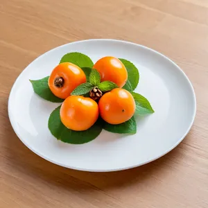 Рецепт Сырные бутоны с хурмой и грецким орехом - Украшение и подача