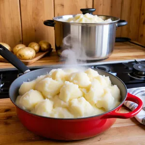 Рецепт Сырные крокеты с трюфельным маслом - Подготовка картофеля