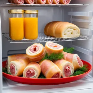 Рецепт Сырные рулетики с ветчиной и орехами - Охлаждение