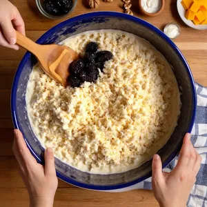 Рецепт Сырные шарики с грецкими орехами и черносливом - Приготовление сырной массы