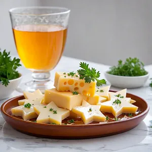 Рецепт Сырные звездочки с инжиром и кешью - Подача