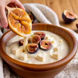 Рецепт Сырный рулет с инжиром и кунжутом - Добавление инжира