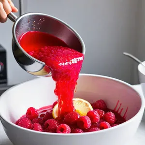 Рецепт Тартар из симы с ягодным соусом и мятой - Приготовление ягодного соуса