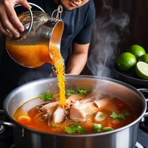 Рецепт Том Ям с крабом и лемонграссом - Завершение и балансировка вкуса