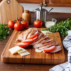 Рецепт Тост с копчёной курицей и соусом песто - Подготовка ингредиентов