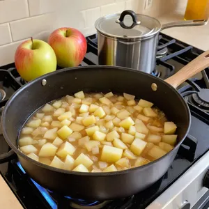 Рецепт Тост с копчёным угрём и яблочным чатни - Приготовление яблочного чатни