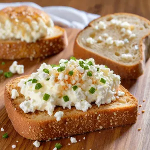 Рецепт Тосты с брынзой и мёдом - Сборка тостов