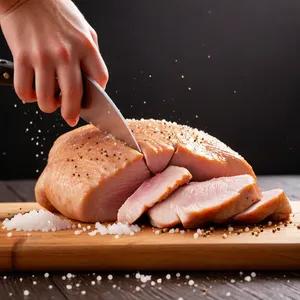 Рецепт Тосты с курицей и соусом песто - Подготовка куриного филе