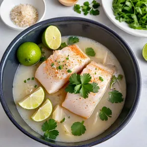 Рецепт Треска с кокосовым молоком и лаймом - Маринование трески