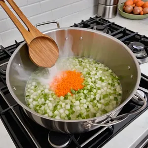 Рецепт Тресковый бульон с шафраном и укропом - Приготовление бульона