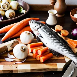Рецепт Уха из жереха с яблоком и сельдереем - Подготовка рыбы и овощей