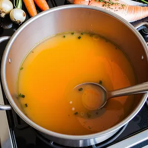 Рецепт Уха из жереха с яблоком и сельдереем - Приготовление бульона