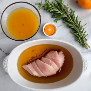 Рецепт Утиная грудка сувид с мандариновым соусом и розмарином - Приготовление маринада