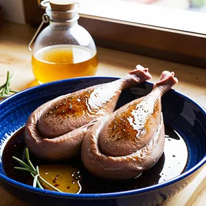 Рецепт Утиная грудка сувид с соусом из граната и розмарином - Маринование мяса