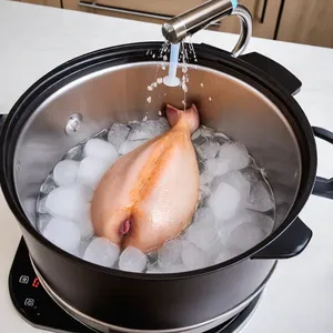 Рецепт Утиная грудка сувид с соусом из инжира и розмарином - Приготовление утки методом сувид