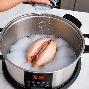 Рецепт Утиная грудка сувид с соусом из клюквы и апельсиновой цедрой - Приготовление в сувиде