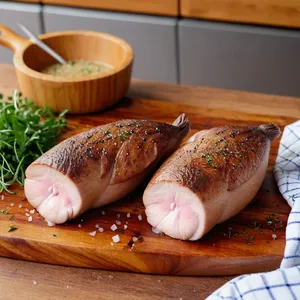 Рецепт Утиная грудка сувид с соусом из морошки и розмарином - Подготовка утиной грудки