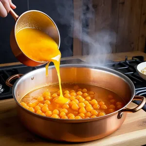 Рецепт Утиная грудка сувид с соусом из морошки и розмарином - Приготовление соуса из морошки