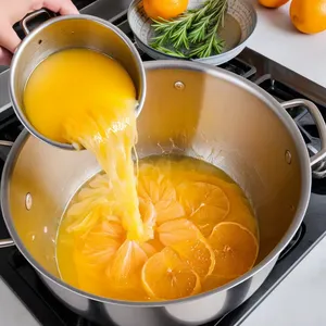 Рецепт Утиная грудка сувид с соусом из помело и розмарином - Приготовление соуса из помело