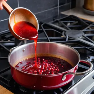 Рецепт Утиная ножка сувид с гранатовым соусом и можжевельником - Приготовление гранатового соуса