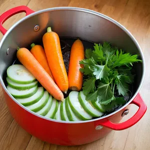 Рецепт Варёный морской язык с апельсином и эстрагоном - Подготовка овощей и бульона