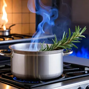 Рецепт Варёный сибас с мандарином и розмарином - Приготовление ароматной основы