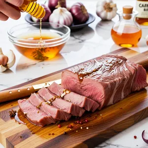 Рецепт Вяленая говядина с медом и кардамоном - Подготовка мяса и маринада