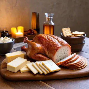 Рецепт Вяленая индейка с медом и чили - Хранение и подача