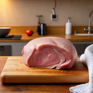 Рецепт Вяленая свинина с медом и чипотле - Подготовка мяса