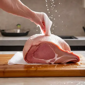 Рецепт Вяленая свинина с медом и копченым перцем - Подготовка мяса