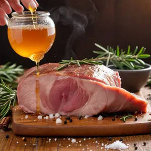 Рецепт Вяленая свинина с медом и розмарином - Подготовка мяса и маринада