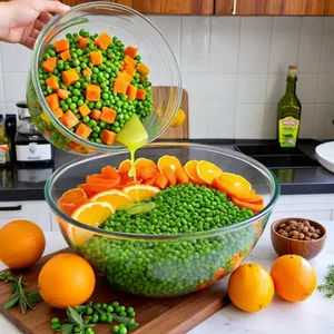 Рецепт Винегрет с апельсином и грецкими орехами - Сборка винегрета