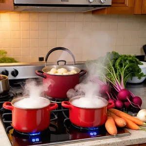 Рецепт Винегрет с копченой уткой и вишневой заправкой - Приготовление овощей