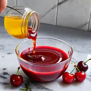 Рецепт Винегрет с копченой уткой и вишневой заправкой - Приготовление вишневой заправки