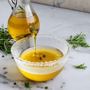 Рецепт Винегрет с вялеными томатами и фетой - Приготовление заправки