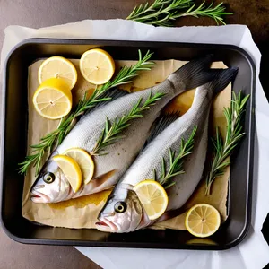 Рецепт Запеченный сибас с лимоном и розмарином - Формирование и запекание