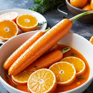 Рецепт Запечённая морковь с апельсиновым соком и зирой - Маринование моркови