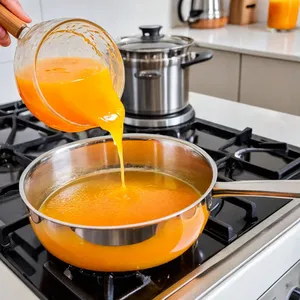 Рецепт Запечённая морковь с апельсиновым соусом и кинзой - Приготовление апельсинового соуса