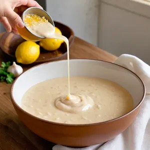 Рецепт Запечённая морковь с тахини и лимонным соком - Приготовление соуса тахини