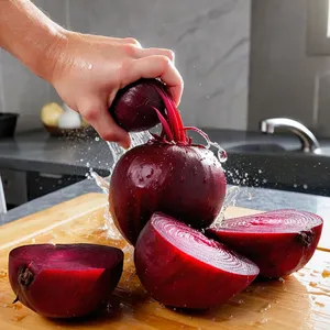 Рецепт Запечённая свёкла с грецкими орехами и голубым сыром - Подготовка свёклы