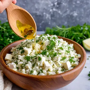 Рецепт Жареные перцы с брынзой и зеленью - Приготовление начинки
