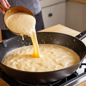 Рецепт Жюльен с грибами и беконом под сырной корочкой - Приготовление соуса