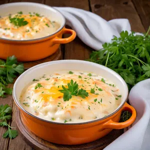 Рецепт Жюльен с грибами и копченым сыром - Подача блюда