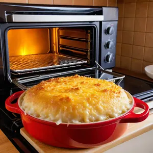Рецепт Жюльен с грибами и уткой в вишнёвом соусе - Запекание