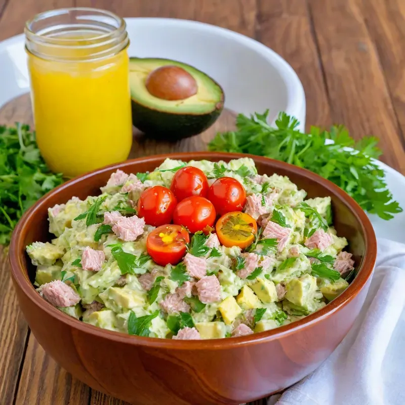 Рецепт Яичный салат с тунцом и каперсами