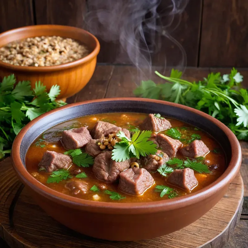 Рецепт Харчо с ягненком и сливовым соусом