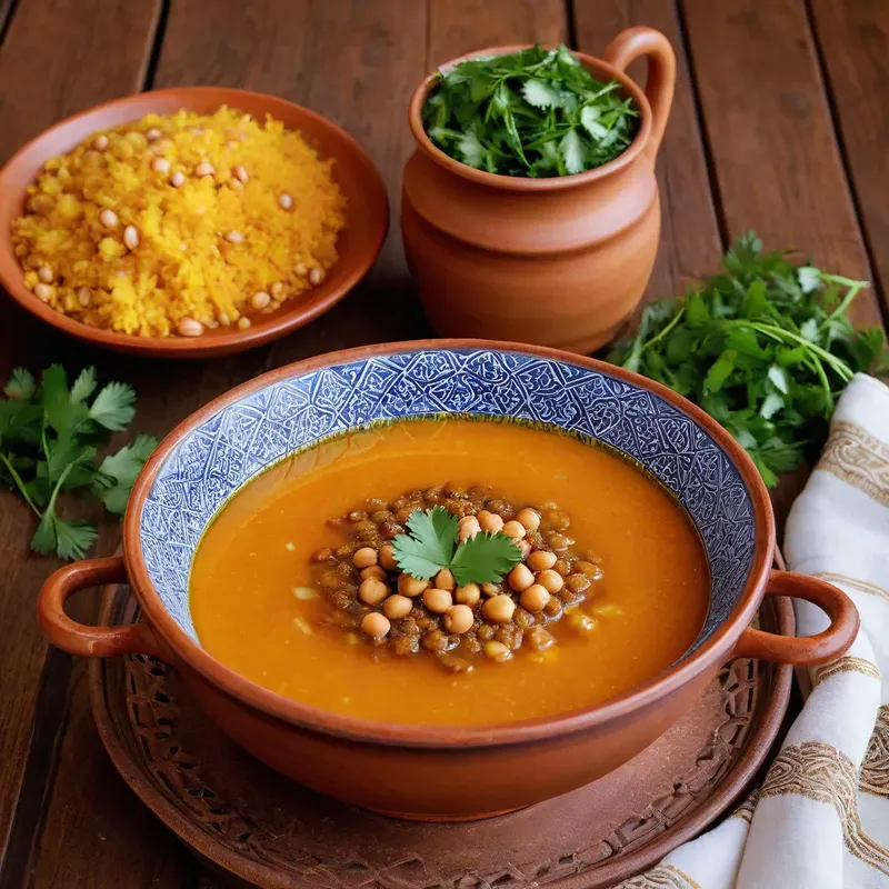 Рецепт Харира с бараниной и миндалем