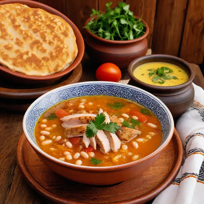Рецепт Харира с индейкой и фасолью