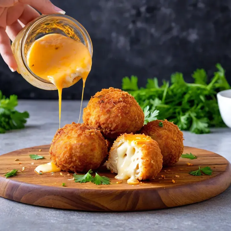 Рецепт Куриные шарики в сырной корочке