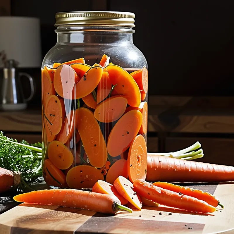 Рецепт Маринованная морковь с медом и мускатным орехом